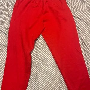 Red Sweatpants